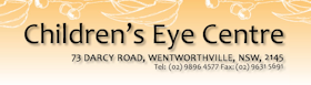 Children's Eye Centre - New patients